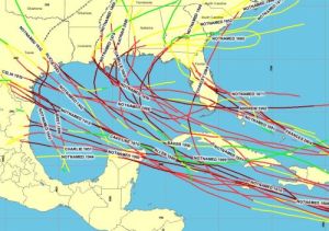 Galveston, Texas in the Gulf of Mexico has the highest rate of hurricane activity than anywhere else in the USA. The Gulf area reports more hurricane activity than any other part of the US.